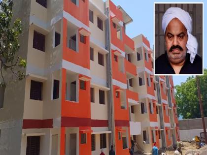 The Yogi government built houses for the poor on the land occupied by mafia Atiq Ahmed | योगी सरकारचं जबरदस्त पाऊल! माफियानं कब्जा केलेल्या जागेवर गरिबांसाठी बांधली घरे