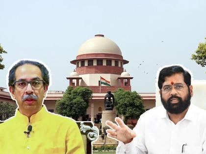 The only option is the merger of the Shinde group with another party; Shiv Sena's argument in supreme court | शिंदे गटाचं दुसऱ्या पक्षात विलीनीकरण हाच एकमेव पर्याय; शिवसेनेचा युक्तिवाद