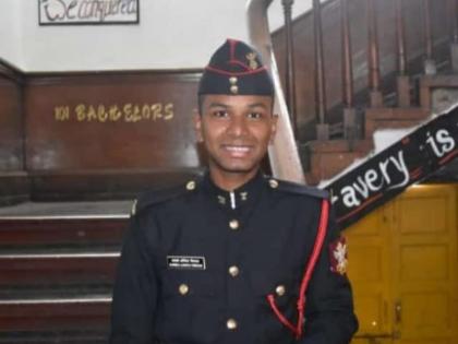 Javali's son Ajinkya Kamble became a lieutenant in the army; Anandotsav in Wahgaon | जावलीचा सुपुत्र अजिंक्य कांबळे बनला लष्करात लेफ्टनंट; वाहगावात आनंदोत्सव