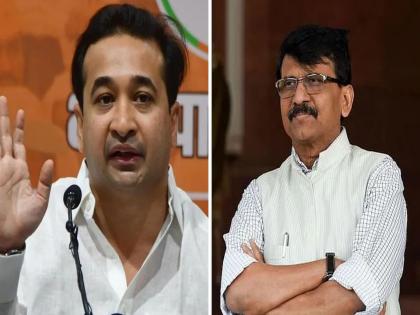 Nitesh Rane gave warning to Uddhav Thackeray's MP Sanjay Raut as soon as BJP gave new responsibility | भाजपानं नवी जबाबदारी देताच नितेश राणेंनी संजय राऊतांना दिला निर्वाणीचा इशारा