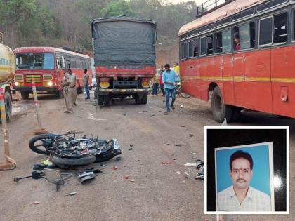 Tempo hit the two-wheeler, killing both on the spot; The villagers got angry | टेम्पोनं दिली दुचाकीला जोरदार धडक, दोघांचा जागीच मृत्यू; गावकरी संतापले