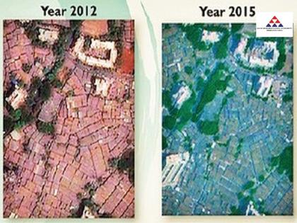 Satellite photographs of slums can determine cluster boundaries; Unique ID of each hut by SRA | झोपडपट्टीच्या सॅटेलाइट छायाचित्रामुळे क्लस्टर सीमा निश्चित करता येणार; प्रत्येक झोपडीचा युनिक आयडी... 