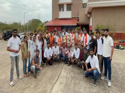 ABVP won resoundingly in the Goa University Student Union elections | गोवा विद्यापीठ विद्यार्थी संघ निवडणुकीत अभाविपचा दणदणीत विजयी