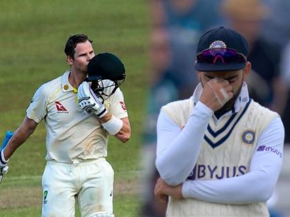 SL vs AUS Test : A Test hundred for Steve Smith after one and half years, he has scored 28 Test hundreds in just 87 matches - 2nd fastest in the history | Steven Smith : दीड वर्षानंतर पहिले कसोटी शतक झळकावले, तरीही स्टीव्ह स्मिथने विक्रम मोडले; Virat Kohli ला मागे टाकले