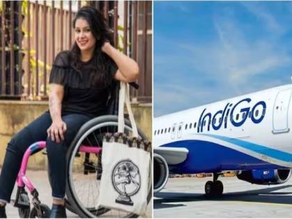 As many as 40 minutes on 'that' empty plane; Indigo forgets the disabled passenger | तब्बल ४० मिनिटे ‘त्या’ रिकाम्या विमानातच; इंडिगोला दिव्यांग प्रवाशाचा विसर