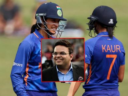 Smriti Mandhana and Harmanpreet Kaur thanked BCCI Secretary Jay Shah after he announced equal pay for women and men cricketers  | जय शाह यांच्याकडून दिवाळी भेट अन् स्मृती मानधनासह भारतीय महिलांनी मानले आभार