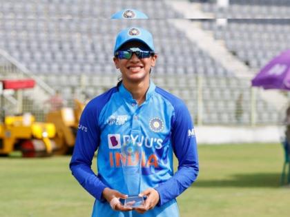 IND vs THAI, Women's Asia Cup : India win by 9 wickets with 14 overs to spare, Thailand were bowled out for 37 runs and India have taken just 6 overs to get over the line, Biggest win for India in women's T20Is (by balls left) | IND vs THAI, Women's Asia Cup : पाकिस्तानला धक्का देणाऱ्या संघाला भारतानं ३६ चेंडूत हरवलं; स्मृती मानधनाच्या नेतृत्वाखाली इतिहास घडविला