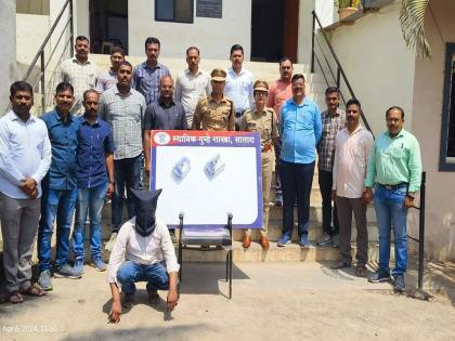 Two pistols found in Jalana youth's possession; Action of local crime branch at Phaltan | जालन्यातील तरुणाकडे सापडले दोन पिस्तूल; फलटण येथे स्थानिक गुन्हे शाखेची कारवाई