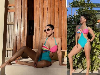 बेबी डॉलचं बोल्ड फोटोशूट, सनी लिओनी मोनोकिनीत दिसली खूपच ग्लॅमरस, पाहा फोटो