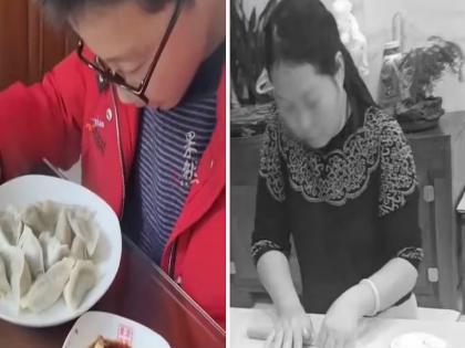 Mother's death due to cancer, son starts crying sitting in front of the last meal she made | आईच्या हाताचं अखेरचं जेवण, ताटासमोर बसून मुलगा धाय मोकलून रडला; काय घडलं?