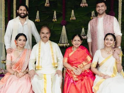 Sobhita Dhulipala's sister Samanta Shares Naga Chaitanya Sobhita Engagement Photos | नागा चैतन्यची 'मेहुणी' समांथाने शेअर केले साखरपुड्याचे फोटो, कॅप्शनमध्ये म्हणाली...