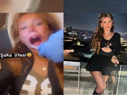 turkish model ceyda ersoy in hospital after horrific first kiss on date | अरे बापरे! उत्साहाच्या भरात मॉडेलने घेतला किस, जीभच तुटली, तरुणीने सांगितली आपबिती