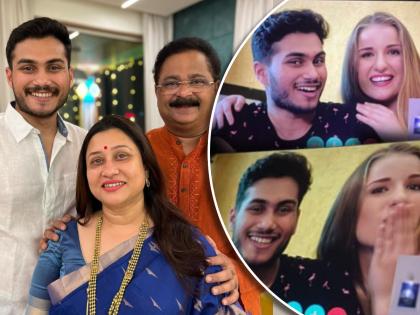 aadesh bandekar son soham bandekar photo with girl from baipan bhari deva movie goes viral | "वहिनींना नमस्कार", सोहम बांदेकरचा 'त्या' मुलीबरोबरचा फोटो व्हायरल, अभिनेता म्हणाला...