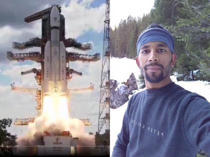 Chandrayaan 3: tears of joy in mother's eyes; A truck driver's son played an important role in the ISRO campaign | ...अन् आईच्या डोळ्यात आनंदाश्रू; ट्रकचालकाच्या मुलाची मोहिमेत महत्त्वाची भूमिका