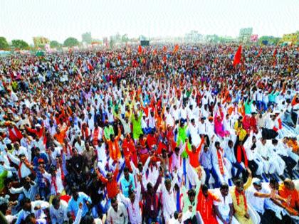 'Jai Shriram' slogan in Pandharpur | पंढरीत ‘जय श्रीराम’चा नारा! महासभेतून शिवसेनेचे शक्तिप्रदर्शन