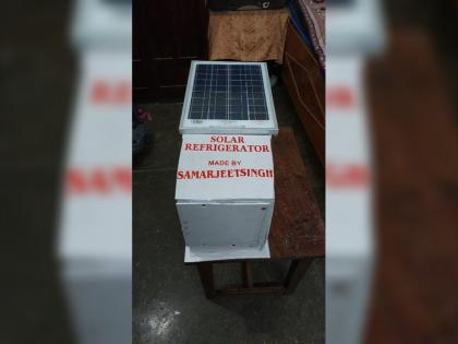 Solar Powered Refrigerators Developed By UP Student To Store Covid 19 Vaccines   | विजेशिवाय चालणार भन्नाट फ्रिज! कोविड वॅक्सीन अपव्यय टाळणार आणि सैनिकांना देणार थंड पाणी 