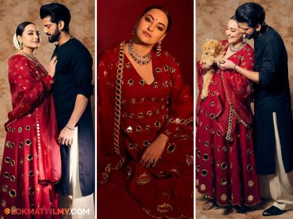 Is Sonakshi Sinha Pregnant? Fans are wishing after seeing the photo shoot with husband Zaheer Iqbal | सोनाक्षी सिन्हा आहे प्रेग्नेंट? पती जहीर इक्बालसोबतचे फोटोशूट पाहून चाहते देताहेत शुभेच्छा