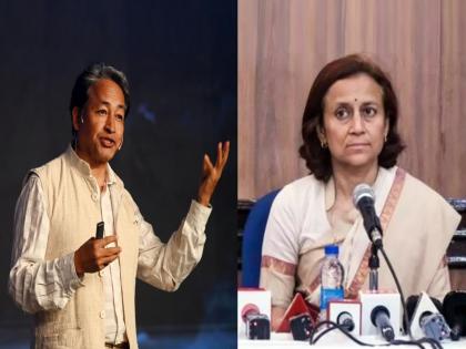 sonam wangchuk wife gitanjali angmo criticized union home ministry and asked is india really independent | “भारत खरोखरच स्वतंत्र आहे का?”; गीतांजली वांगचूक यांचा सवाल, केंद्रीय गृहमंत्रालयावर टीका