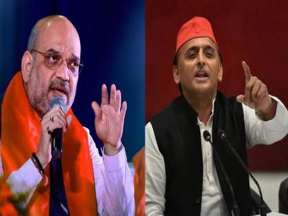 Uttar Pradesh Election 2022: Akhilesh Yadav accepts Amit Shah's challenge; Said, tell me the place and time | Uttar Pradesh Election 2022: अमित शाहांचं चॅलेंज अखिलेश यादव यांनी स्वीकारलं; म्हणाले, जागा अन् वेळ सांगा...