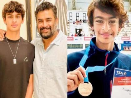 Actor R. Madhavan son wins 7 national awards in swiming | अभिनेता आर. माधवनच्या मुलानं पटकावले ७ राष्ट्रीय पुरस्कार; युजर्स म्हणाले, याला म्हणतात संस्कार