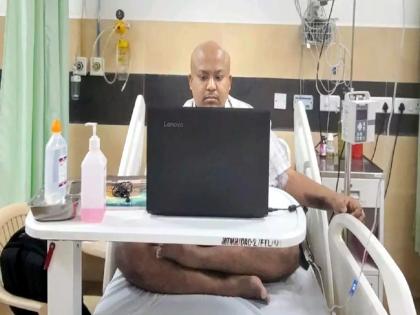 Cancer patient gave job interview during chemotherapy, photo goes viral | Cancer Patient Job Interview: कँसरग्रस्त रुग्णाने उपचारादरम्यान दिली मुलाखत, महाराष्ट्रीयन CEO ने दिली थेट नोकरीची ऑफर