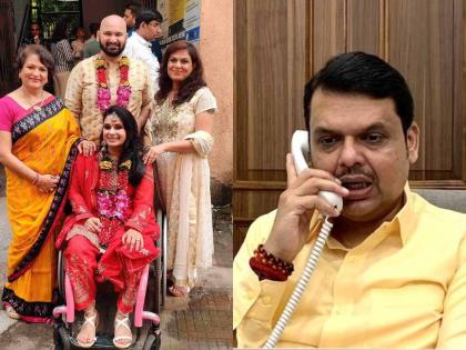 Devendra Fadnavis apologizes, Disabled Woman Carried Up To Marriage Registrar's Second-Floor Office As Building Has No Lift | दिव्यांग मॉडेलच्या तक्रारीची दखल, देवेंद्र फडणवीसांची दिलगिरी; एका कॉलनं समाधान