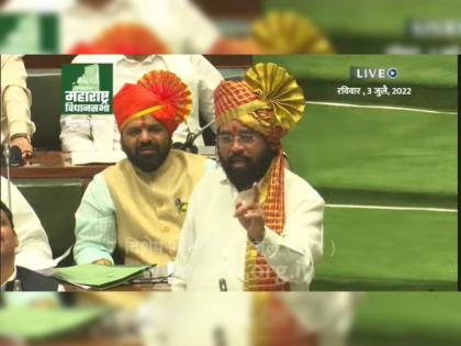 Maharashtra Vidhan Sabha: "Balasaheb's thoughts will be carried forward; it is my good fortune that 50 MLAs supported him" Says CM Eknath Shinde | Maharashtra Vidhan Sabha: "बाळासाहेबांचे विचार पुढे घेऊन जाणार; ५० आमदारांनी साथ दिली ते माझं भाग्य"