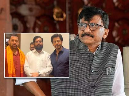 Thackeray group MP Sanjay Raut criticized Chief Minister Eknath Shinde | "नागपूर पाण्यात बुडालंय आणि तुम्ही सिनेकलाकारांसोबत घरात उत्सव साजरा करताय"