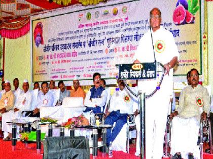  Need no research for figs - Sharad Pawar | अंजीरासाठी संशोधन गरजेचे - शरद पवार