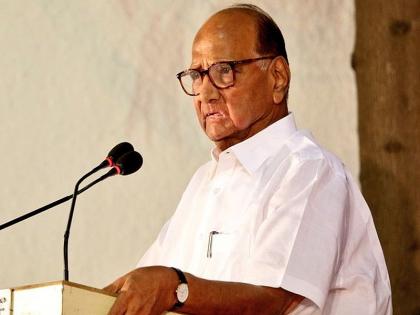 Why should I give the second child a clash? Sharad Pawar's criticism on sujay vikhe bjp entry | 'दुसऱ्याच्या मुलाचा हट्ट मी का पुरवू'; सुजय विखेंच्या प्रवेशावरुन पवारांची खोचक टीका