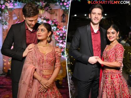 लग्नानंतर ८ महिन्यांनी श्रीजिता डेने केलं वेडिंग रिसेप्शन, लाल लेहंग्यात सुंदर दिसली अभिनेत्री