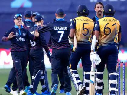 Sri Lanka lost to Namibia in the first match of the T20 World Cup, so there is a possibility that Sri Lanka will be out of the World Cup  | T20 World Cup 2022: लाजिरवाणा पराभव श्रीलंकेला विश्वचषकातून बाहेर करणार? जाणून घ्या समीकरण