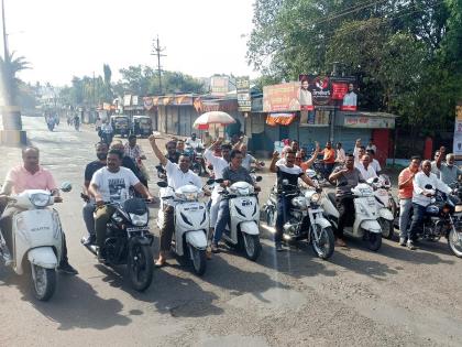 Ahmadnagar Strict shutdown in Srirampur taluka demand for district headquarters | अहमदनगर : श्रीरामपूर तालुक्यात कडकडीत बंद, जिल्हा मुख्यालयाची मागणी