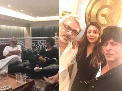 भन्साळींच्या 'रोमँटिक' प्रोजेक्टसाठी शाहरुखचा 'ग्रीन सिग्नल'? वयानुसार भूमिका करणार किंग खान - Marathi News | Shah Rukh Khan and sanjay leela bhansali to work together after 24 years in talks for a project | Latest filmy News at Lokmat.com