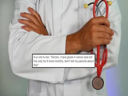 'I have cancer, please don't tell my parents': 6-year-old requests Hyderabad doctor, heart touching story is viral | मला कॅन्सर, केवळ ६ महिने जगेन, आई वडिलांना सांगू नका; मुलानं सांगताच डॉक्टर भावूक