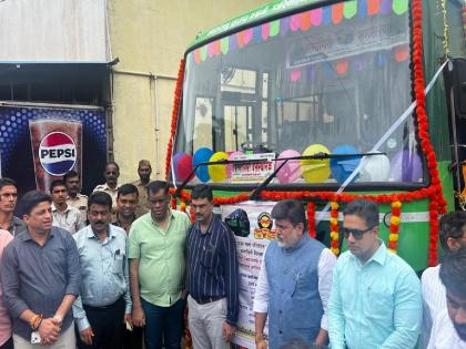 Green flag for urban bus transport under Mahila Samman Yojana in Ratnagiri | रत्नागिरीत महिला सन्मान योजनेंतर्गत शहरी बस वाहतुकीला हिरवा झेंडा