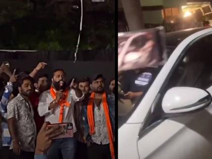 Bajrang Dal create chaos in bigg boss winner MC Stan live show watch viral video | एमसी स्टॅनच्या लाईव्ह शोमध्ये बजरंग दलाचा राडा, शो अर्ध्यात सोडून रॅपरचा काढता पाय