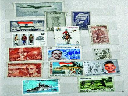 Inspiration from the freedom fighters ticket, Sandeep Boyat's unique collection since 1947 | स्वातंत्र्यसेनानींच्या तिकिटातून प्रेरणा, संदीप बोयत यांच्याकडे १९४७ पासूनचा आगळावेगळा संग्रह