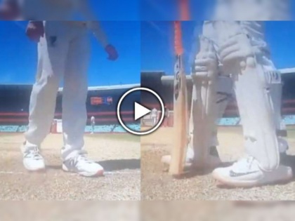 India vs Australia, 3rd Test Day 5 : Steve Smith removes Rishabh Pant's guard marks on crease after drinks break, Video  | India vs Australia, 3rd Test : रिषभ पंतला बाद करण्यासाठी स्टीव्ह स्मिथकडून चिटिंग; Video Viral झाल्यानंतर चाहत्यांचा संताप