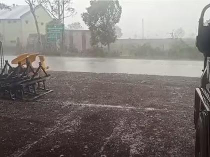 Hailstorm in Vidarbha-Marathwada, Loss of crops, alert for rain in maharashtra | विदर्भ-मराठवाड्यात गारपीट, आजही झाेडपणार; पिकांचे नुकसान, नागरिकांचीही तारांबळ