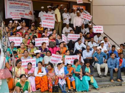 strike for old pension continues extra work is burden on doctors common people are suffering | संपकरी म्हणतात, ‘झुकेगा नहीं’, अतिरिक्त कामांचा ‘डॉक्टरां’वर भार, सर्वसामान्यांचे हालच हाल