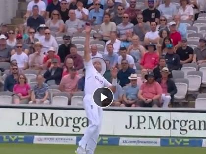 ENG vs SA Test : Stuart Broad's stunning acrobatic catch to dismiss Kagiso Rabada during Lord's Test, Africa bowled out for 326 & they've a lead of 161 runs, Video  | ENG vs SA Test : Stuart Broad हवेत झेपावला, एका हाताने अफलातून कॅच घेतला; दक्षिण आफ्रिकेचा डाव गुंडाळला, Video 