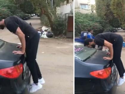 car stunt gone wrong video gets viral on social media | नसत्या कुरापती भोवल्या! कारवर स्टंट करायला गेला अन् कोणाला बघवणार नाहीत असे झाले हाल