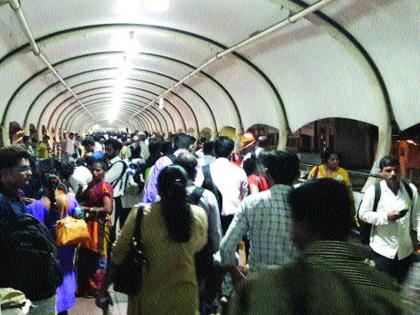 When will the skywalk market rise? | स्कायवॉकवरील बाजार उठणार कधी?