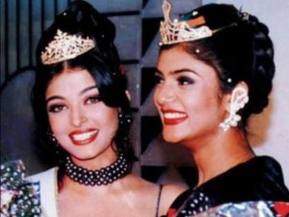 A 30-year-old photo of Sushmita Sen and Aishwarya Rai Bachchan is going viral | सुश्मिता सेन आणि ऐश्वर्या राय बच्चनचा ३० वर्षे जुना फोटो होतोय व्हायरल