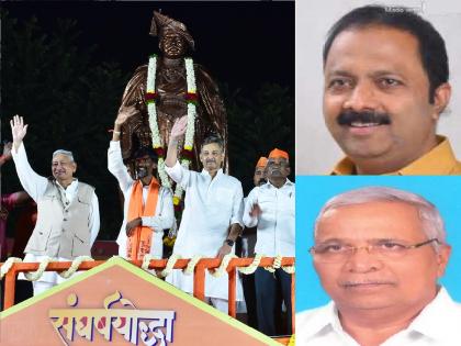 Shiv Sena Shinde faction district chief asked a question about Manoj Jarange Patil meeting in Kolhapur | सुजित चव्हाण यांचा बोलविता धनी कोण?; व्ही.बी. पाटील यांची विचारणा