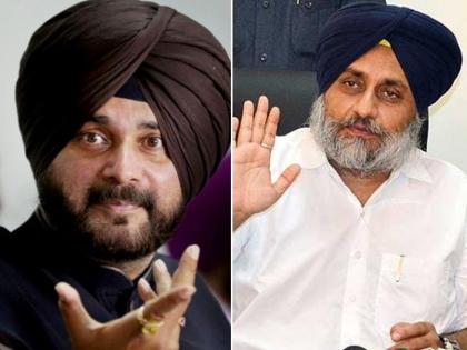 navjot singh sidhu attack on sukhbir singh badal on kartarpur corridor | सुखबीर सिंग बादल यांना तोंडाचे जुलाब झालेत - नवज्योत सिंग सिद्धू