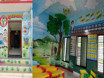 Bala Anganwadi in samda become a model pattern for Amravati; An innovative Anganwadi centre initiated by CEOs | सामदा येथील 'बाला' अंगणवाडी ठरलेय अमरावती मॉडेल; सीईओंच्या पुढाकाराने साकारले नवीन्यपूर्ण केंद्र