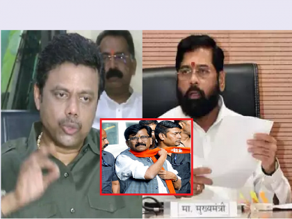 Sanjay Raut ED arrest: 'You became Chief Minister because of Sanjay Raut', Sunil Raut criticizes Eknath Shinde | 'संजय राऊतांच्या भोंग्यामुळे तुम्ही मुख्यमंत्री झालात', सुनील राऊतांची एकनाथ शिंदेंवर टीका