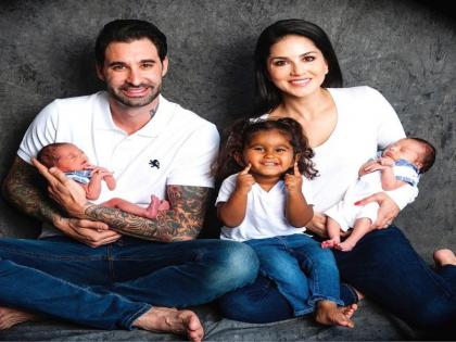 sunny leone husband daniel weber shares pic with daughter nisha got trolled | सनी लिओनीच्या पतीने शेअर केला फॅमिलीचा ‘बोल्ड’ फोटो, संतापले लोक!!